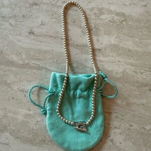 Tiffany & Co. Sterling Silver Mini Bead Necklace